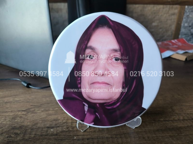 Porselen Resim Yuvarlak 20cm