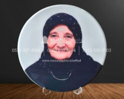 Porselen Resim Yuvarlak 25cm-2