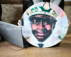 50cm Yuvarlak Daire Şeklinde Porselen Resim