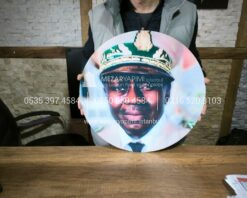 50cm Yuvarlak Daire Şeklinde Porselen Resim