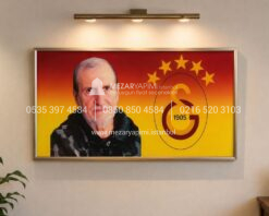 Galatasaray Logolu Porselen Resim 50x30cm