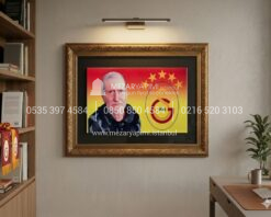 Galatasaray Logolu Porselen Resim 50x30cm