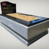 Komple 5 cm Absolute Black ve Gri Beta Granit Blok Mezar