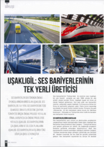 Usaklıgil - Turkey’s Local Producer of Sound Barriers