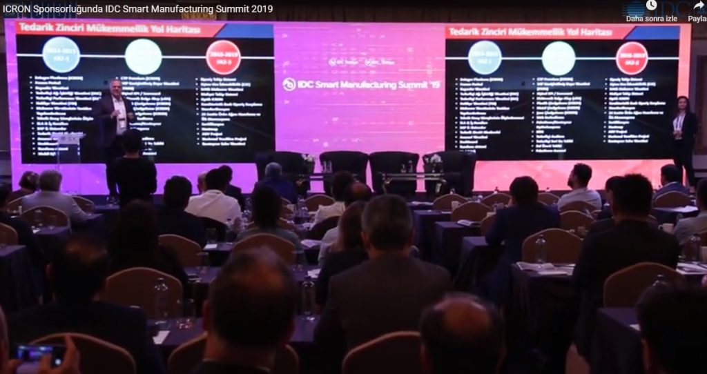 ICRON Sponsorluğunda IDC Smart Manufacturing Summit 2019
