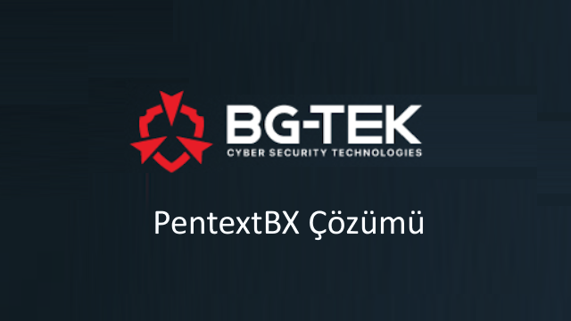 BG-Tek I PentextBX Çözümü